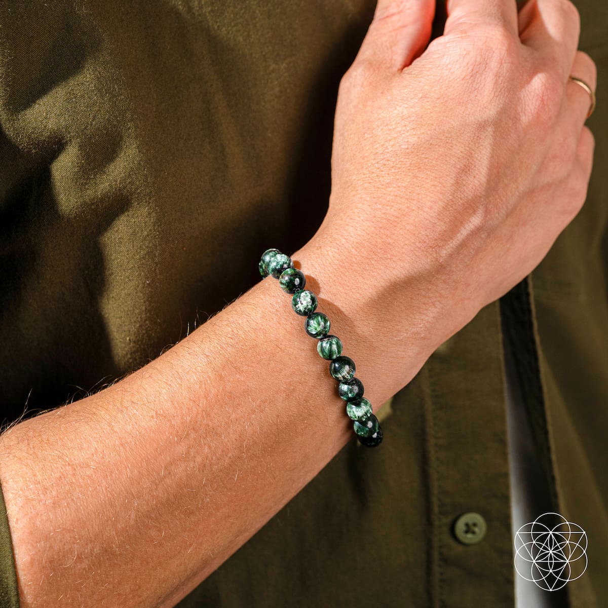 Angel Energy – Rare Seraphinite Bracelet of Transformation