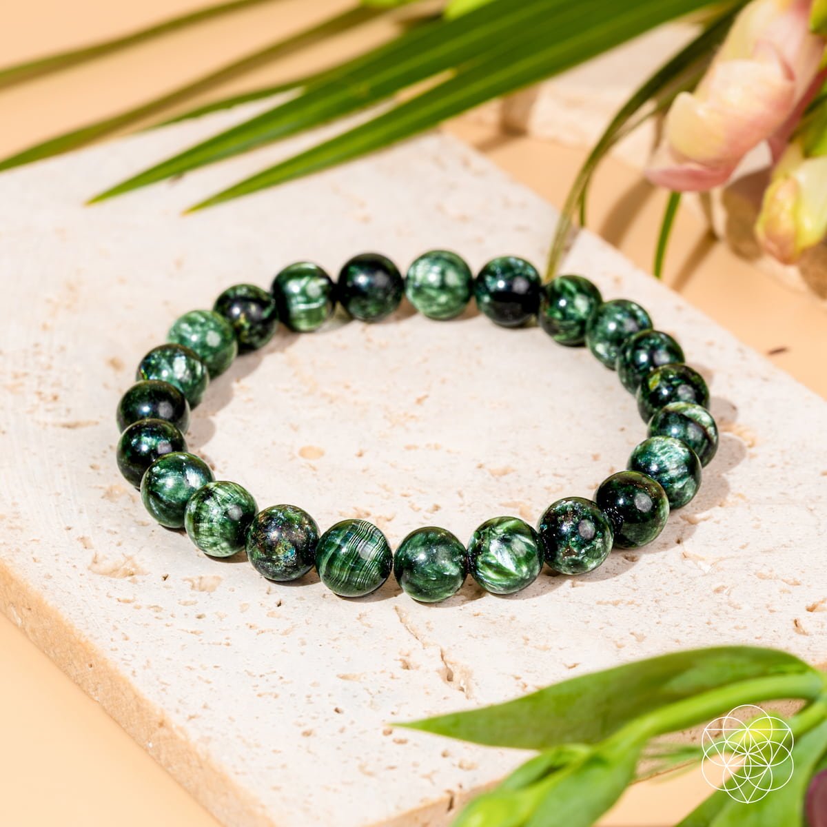 Angel Energy – Rare Seraphinite Bracelet of Transformation
