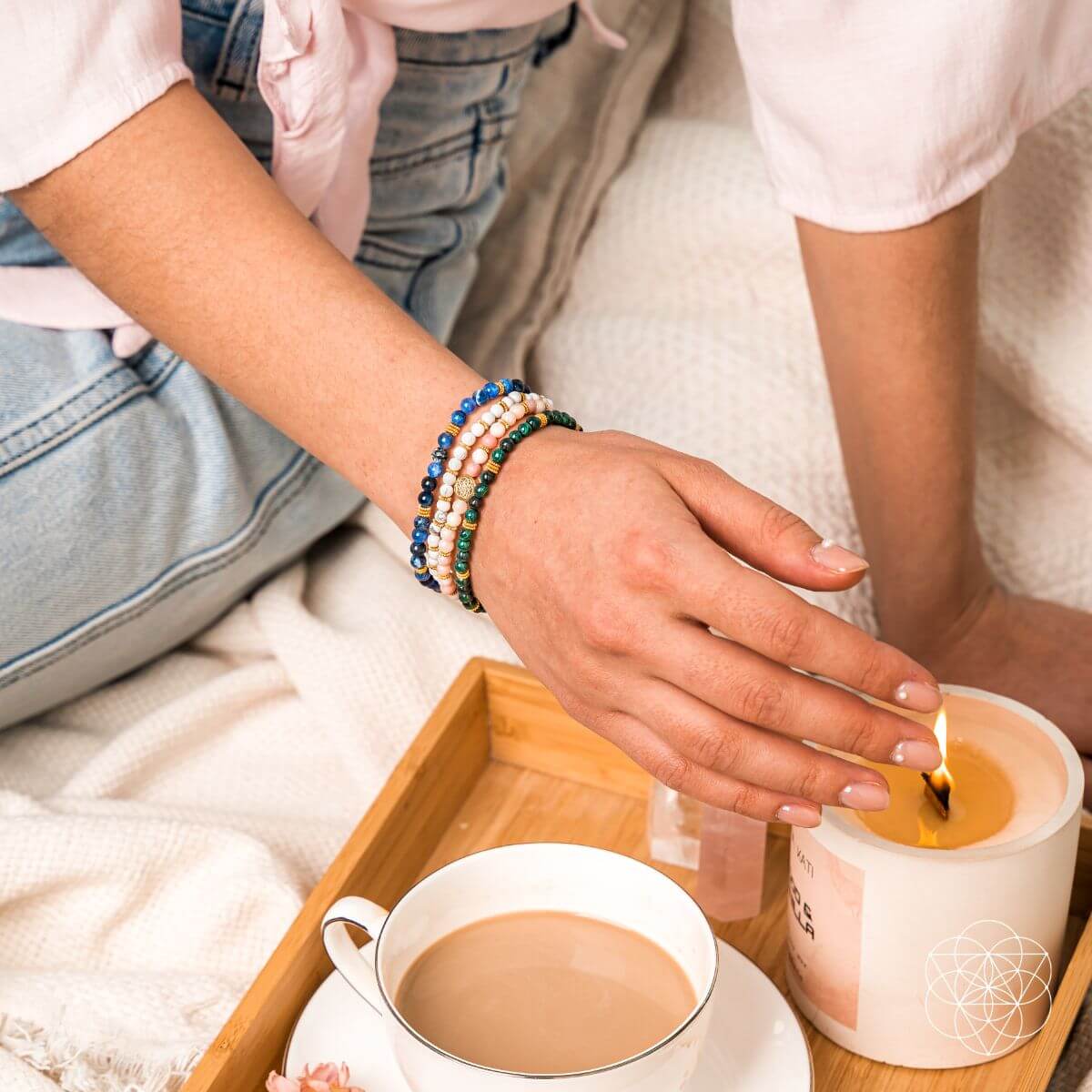 Aphrodite's Admiration: Eternal Love Bracelet Pack of 4