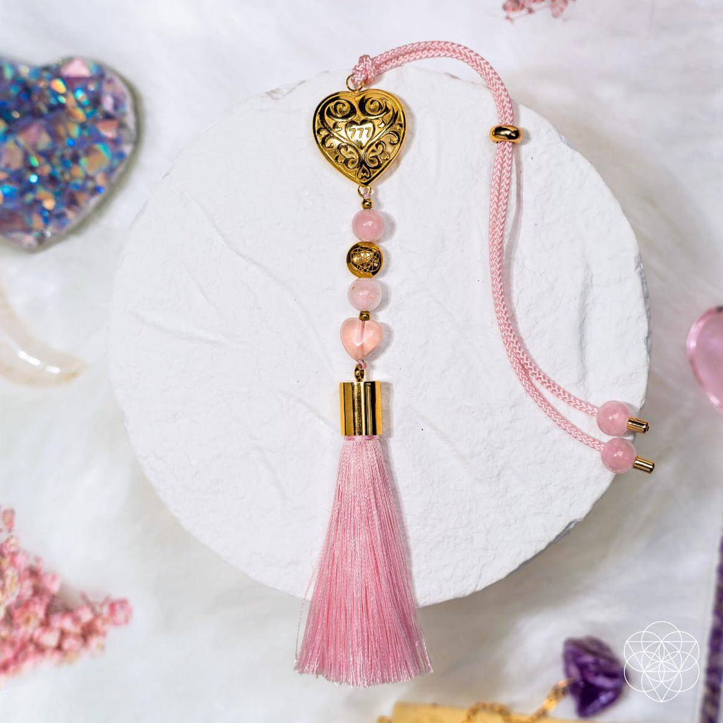 Car Guardian - 'You Are Loved' Heart Charm Tassel