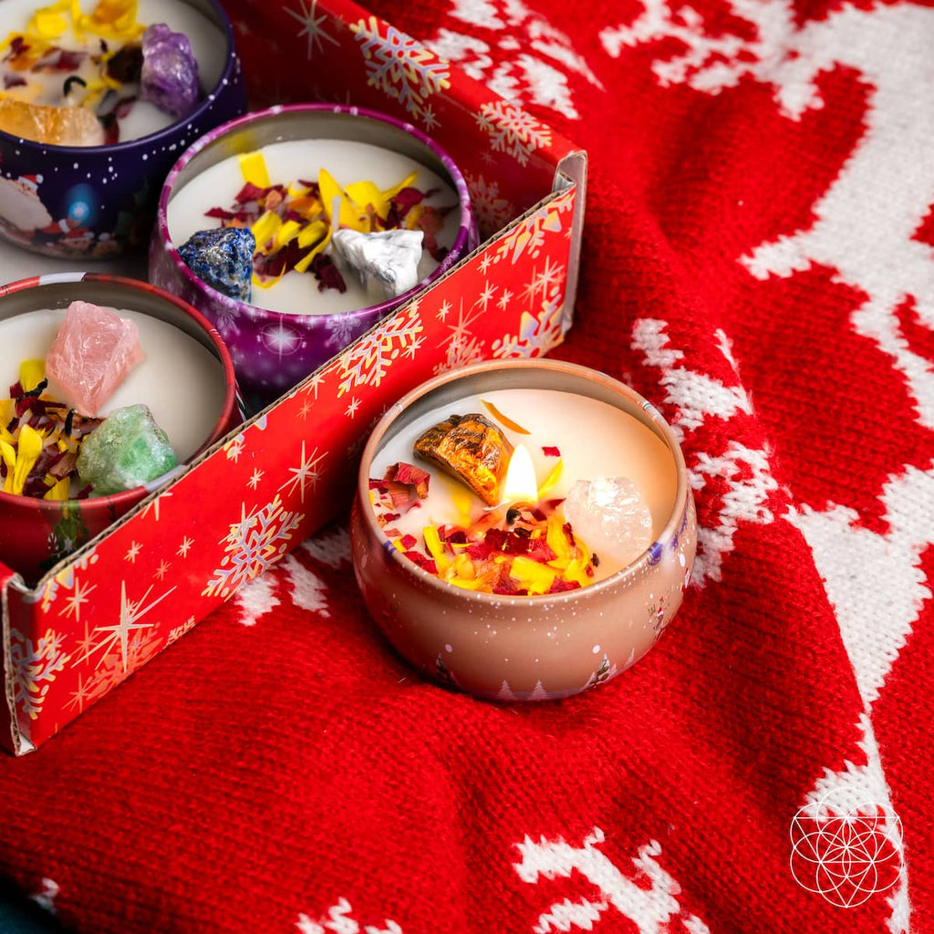 Christmas Candle Set: The Empath's Holiday Survival Kit