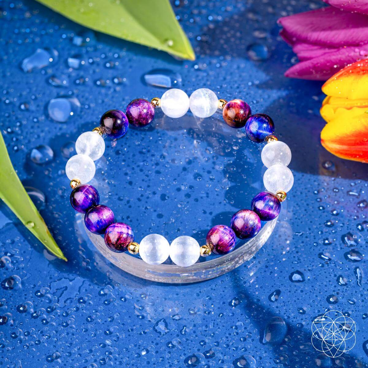 Cosmic Energy Amplifier - Galaxy Tiger's Eye Bracelet