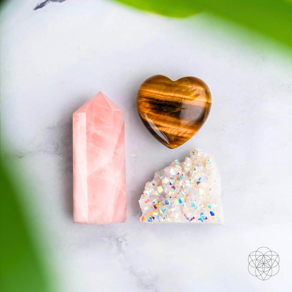 Crystal Fridge Magnets - Trio of Protection & Comfort