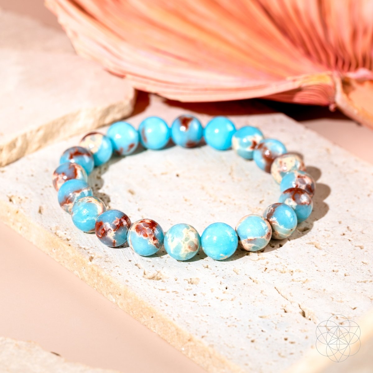 Empath's Shield - Aqua Terra Jasper Bracelet