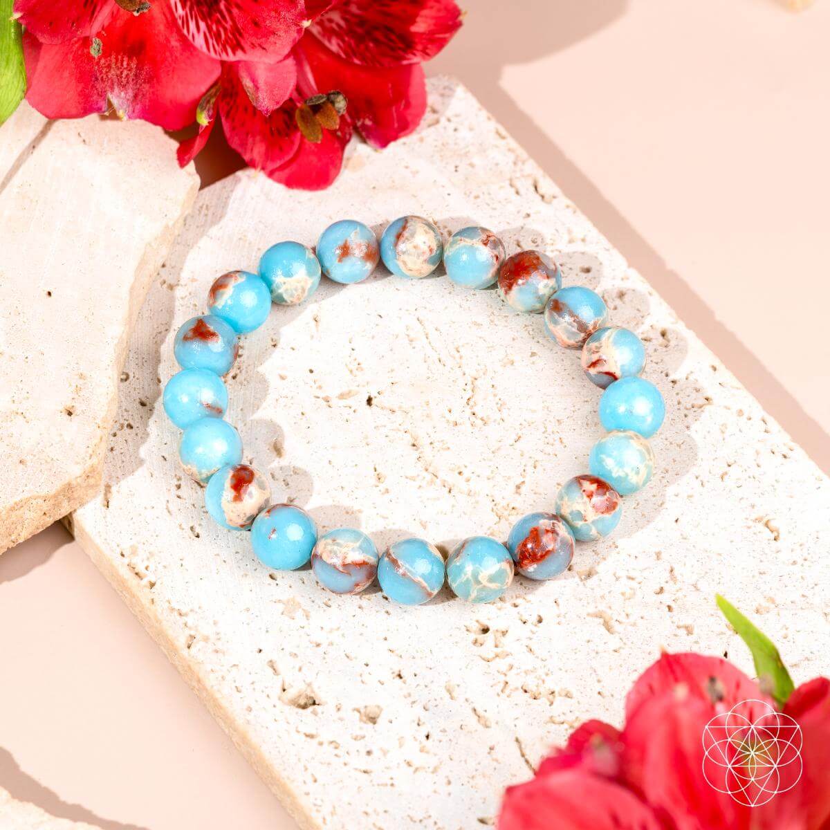 Empath's Shield - Aqua Terra Jasper Bracelet