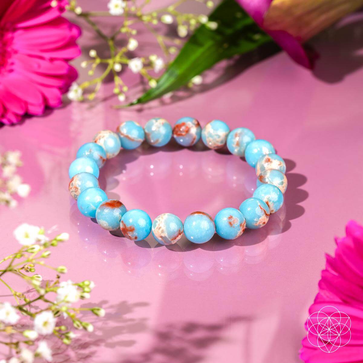 Empath's Shield - Aqua Terra Jasper Bracelet