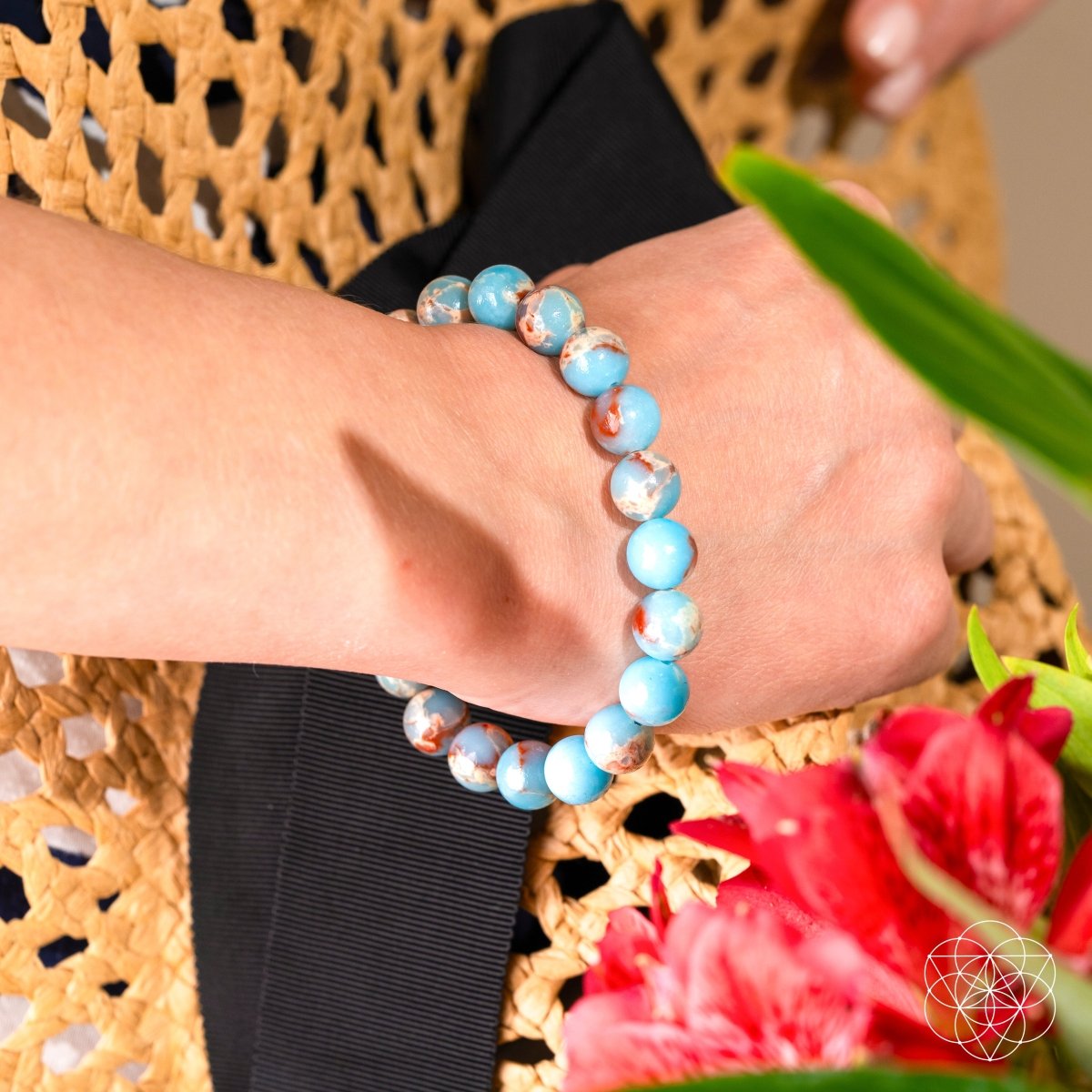 Empath's Shield - Aqua Terra Jasper Bracelet